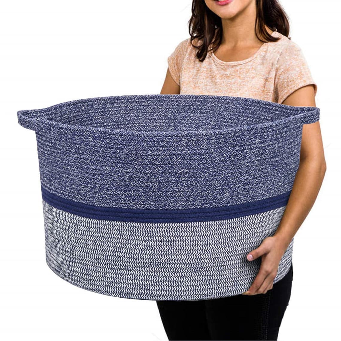 Extra Large Storage Basket 22 x 14 Soft Woven Etsy
