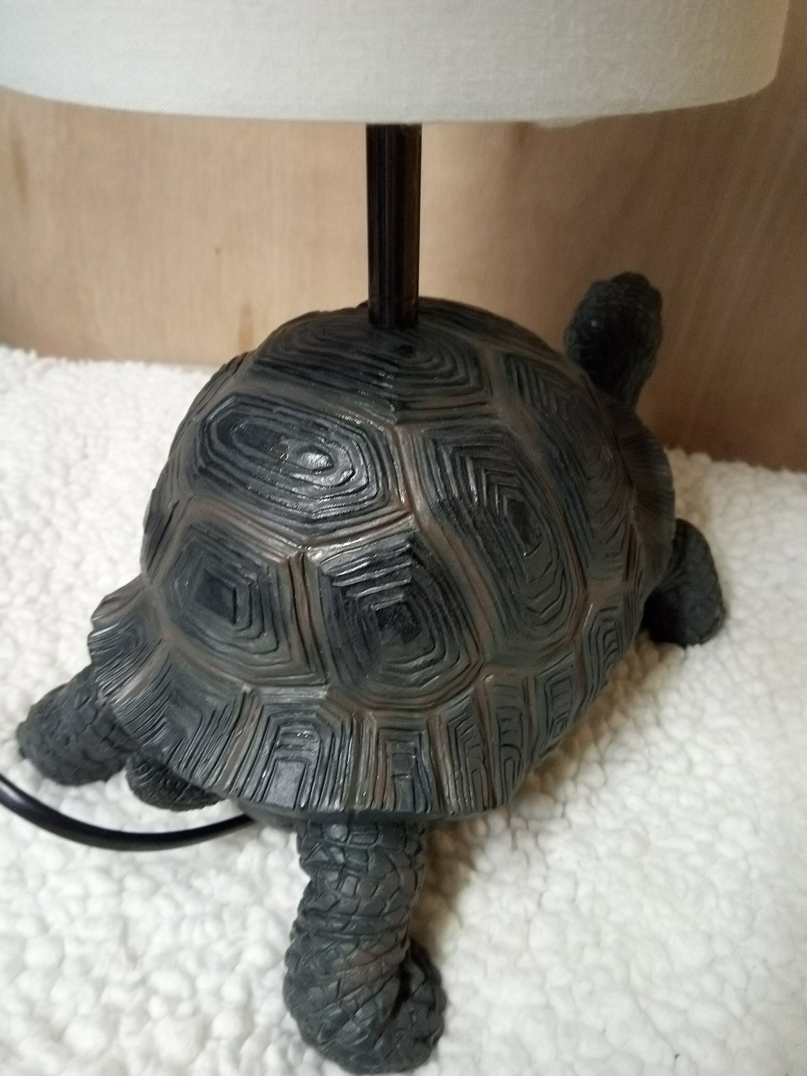 Realistic Retro Tortoise Table Lamp Etsy