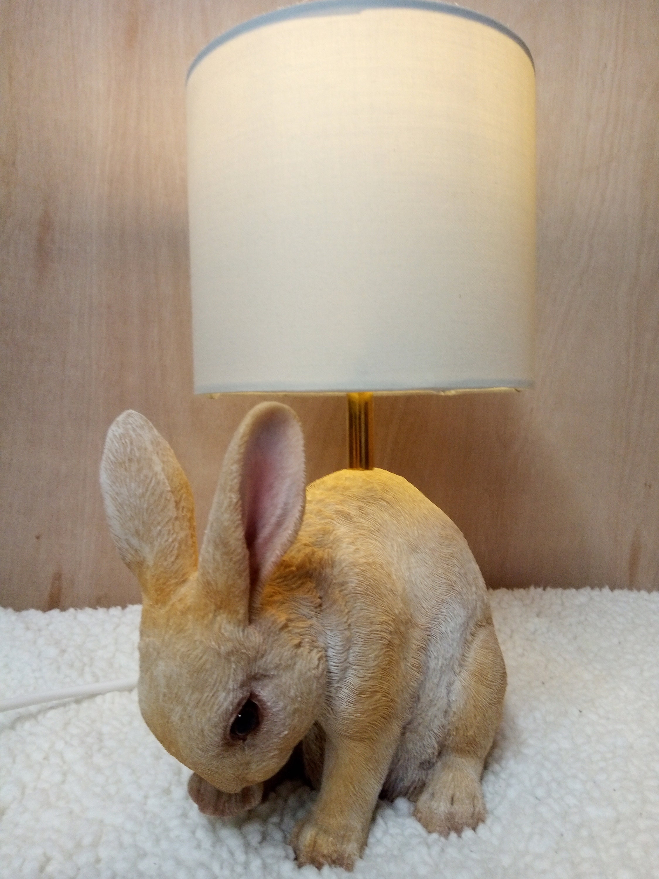Retro Rabbit Table Lamp Etsy