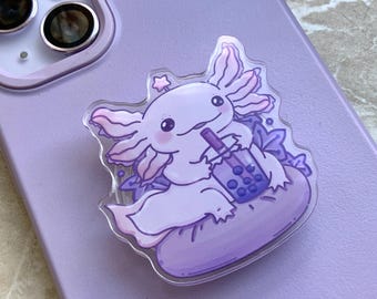 Axolotl Bobalotl Phone Grip faltbarer Handyhalter