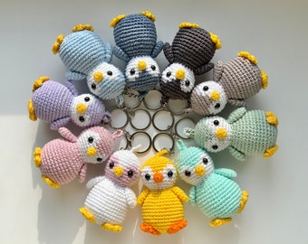 Pinguin Schlüsselanhänger Amigurumi Dekoration