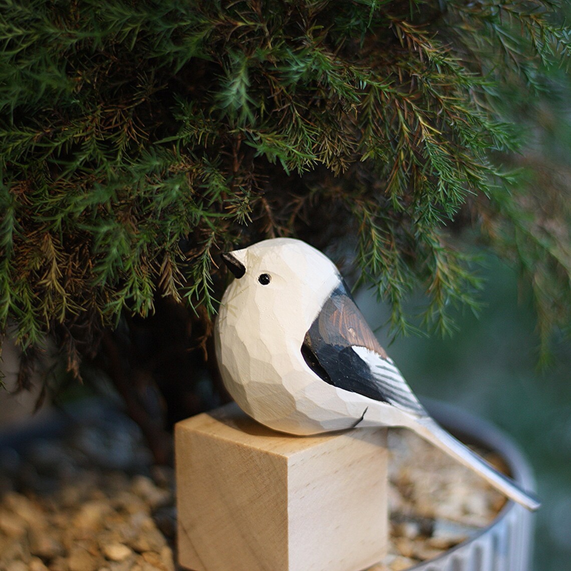 Handmade Robin Ornaments Painted Wooden Carved Wood Etsy