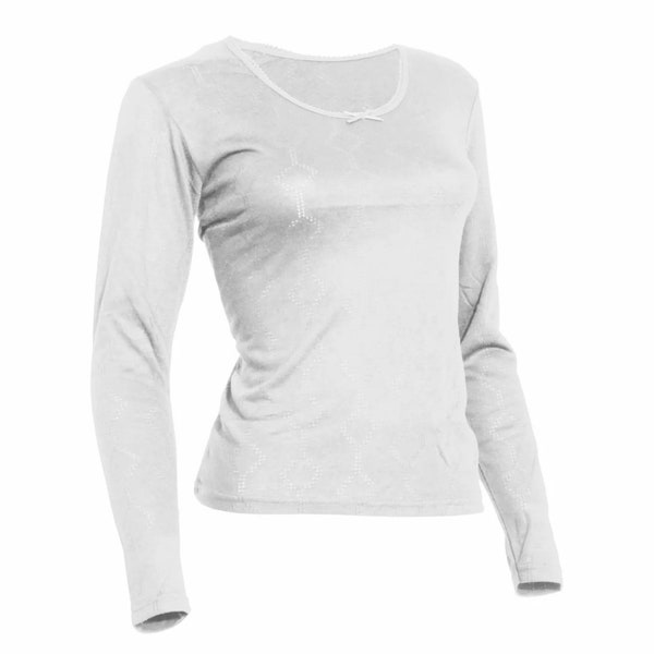 Ladies Women Thermal Underwear Long Sleeved T Shirt Fully Brushed Good Quality