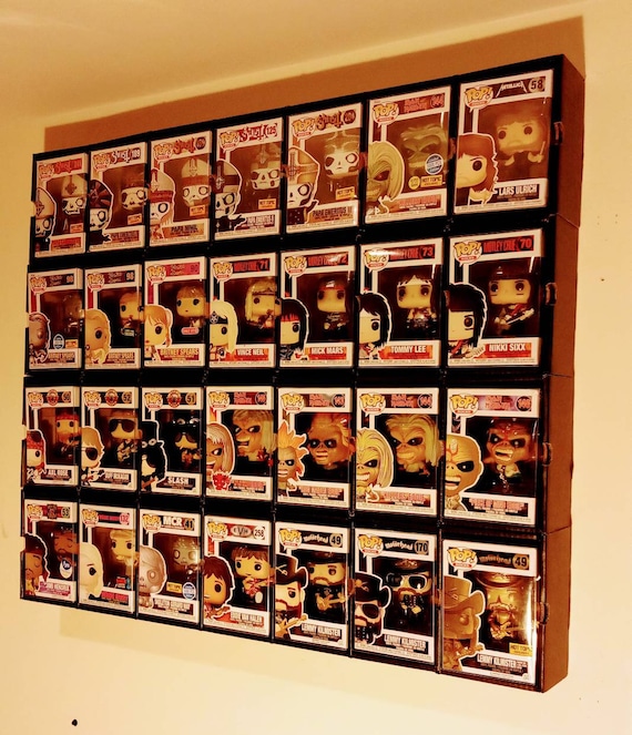 Funko Pop Display Shelf Single Row Kubbies FOUR PACK BLACK Etsy