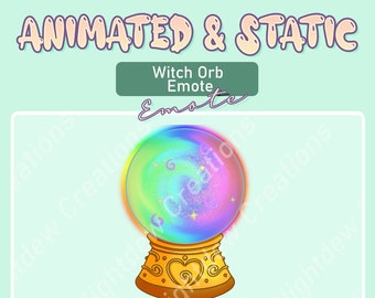 ANIMADO Witches Orb Emote / Twitch Emote / YouTube Emote / Discord Emote / Community Emote / Streamer Emote /