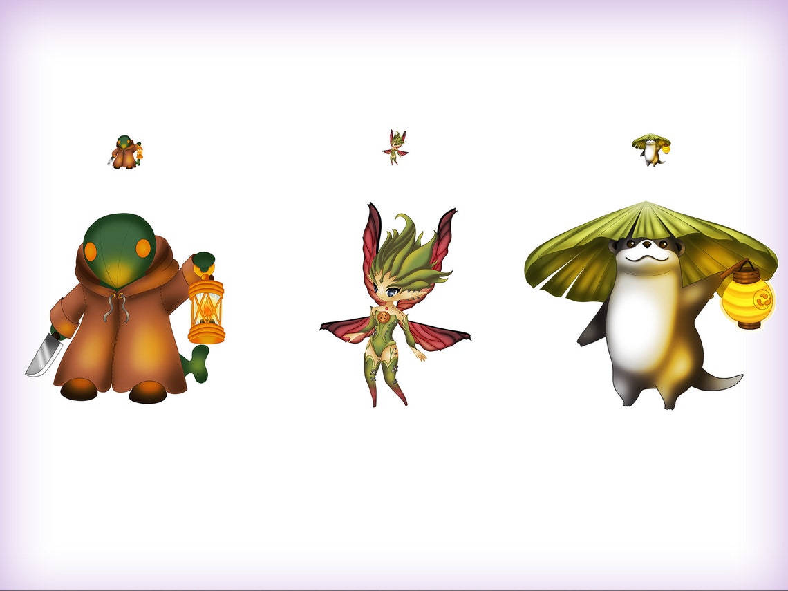 FFXIV Minion Emotes 3 Pack Digital Download Etsy