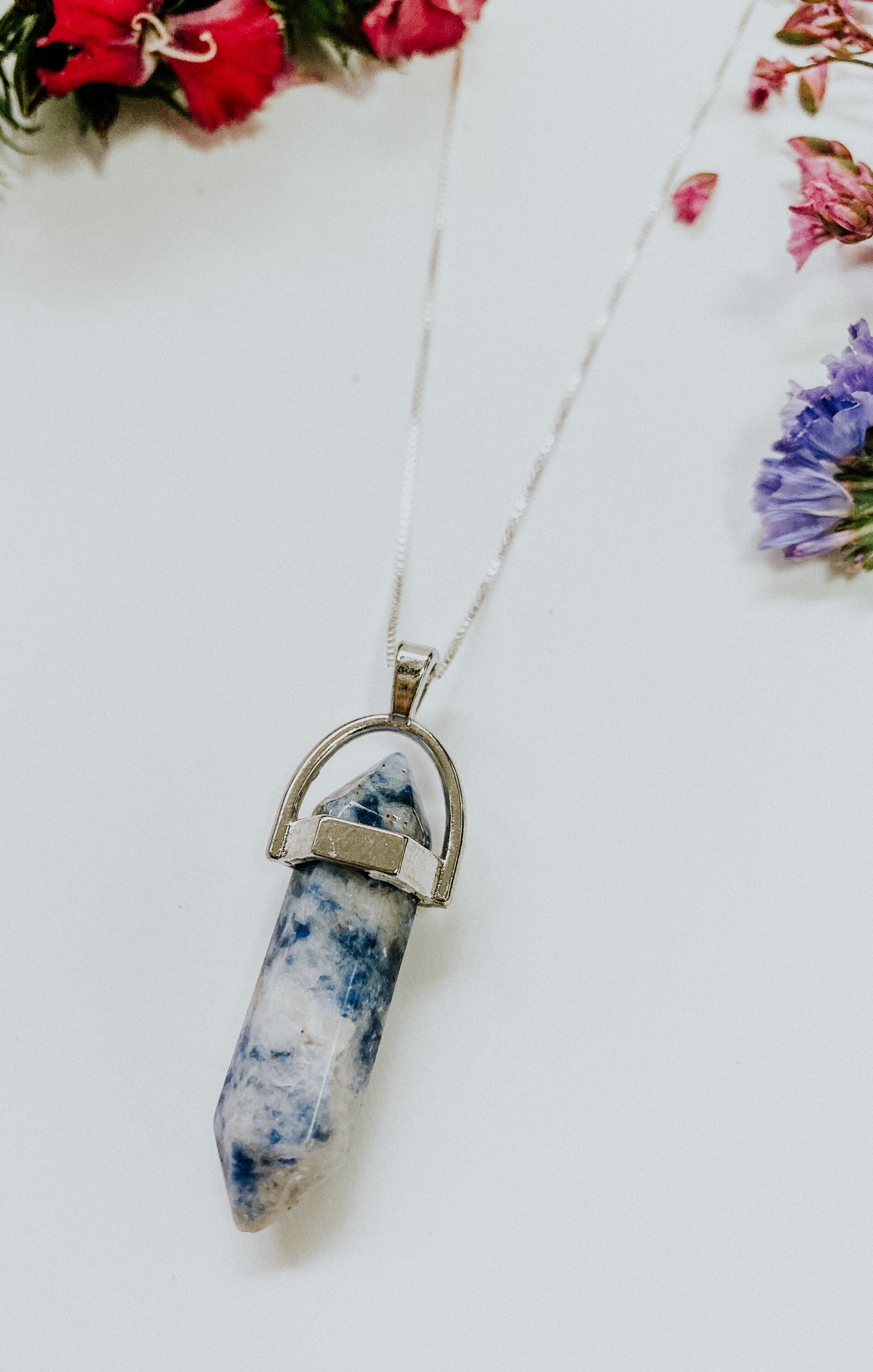 Pendulum Necklace Pendulum Crystal Necklace Goldstone Etsy