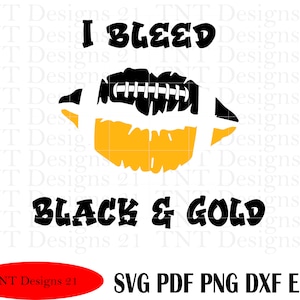 Football lips I bleed black and gold Steelers, Steelers svg, Steelers png, football svg, mom svg, football, football decor, sport svg, png