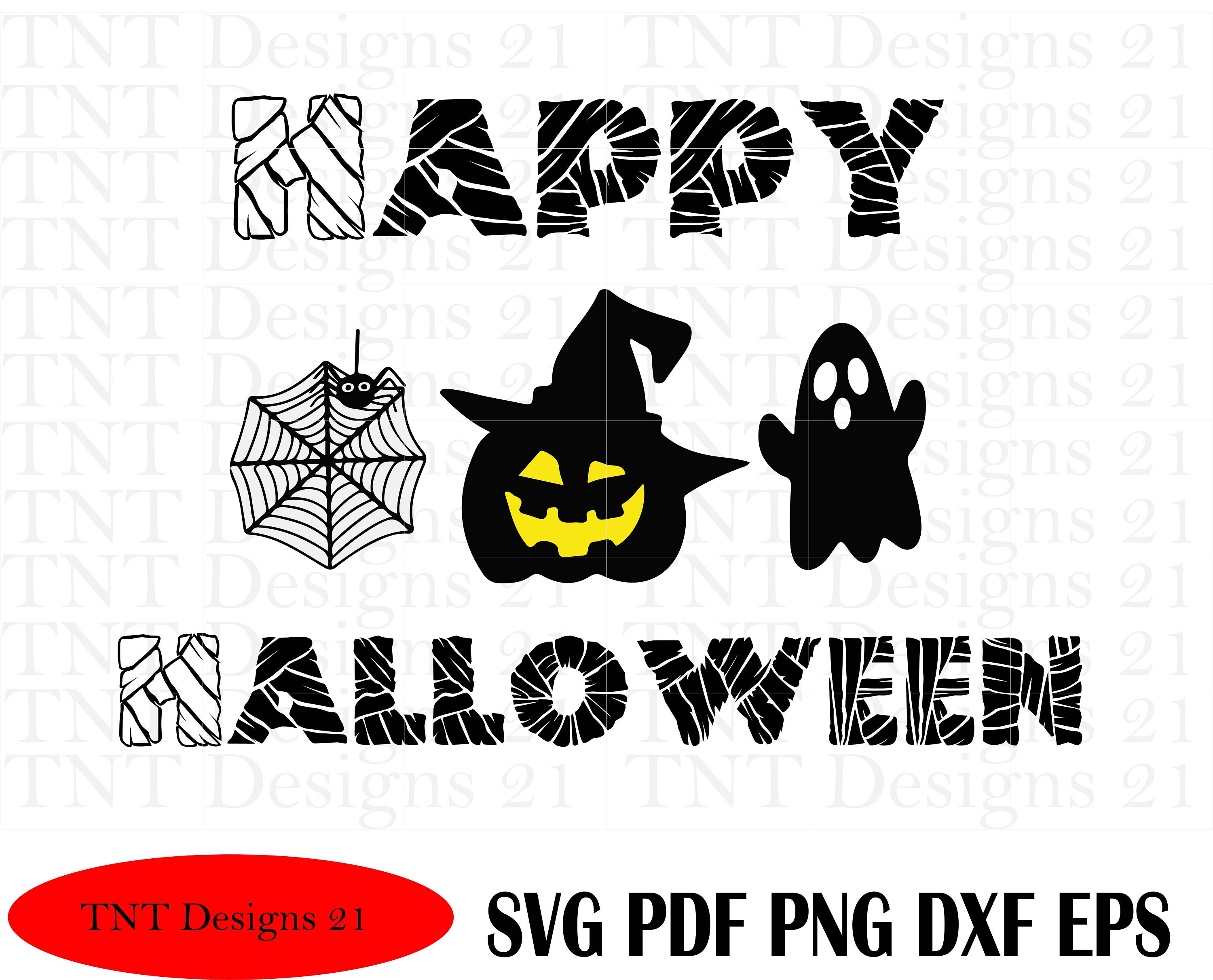 Happy Halloween Happy Halloween Svg Fall Svg SVG Autumn - Etsy