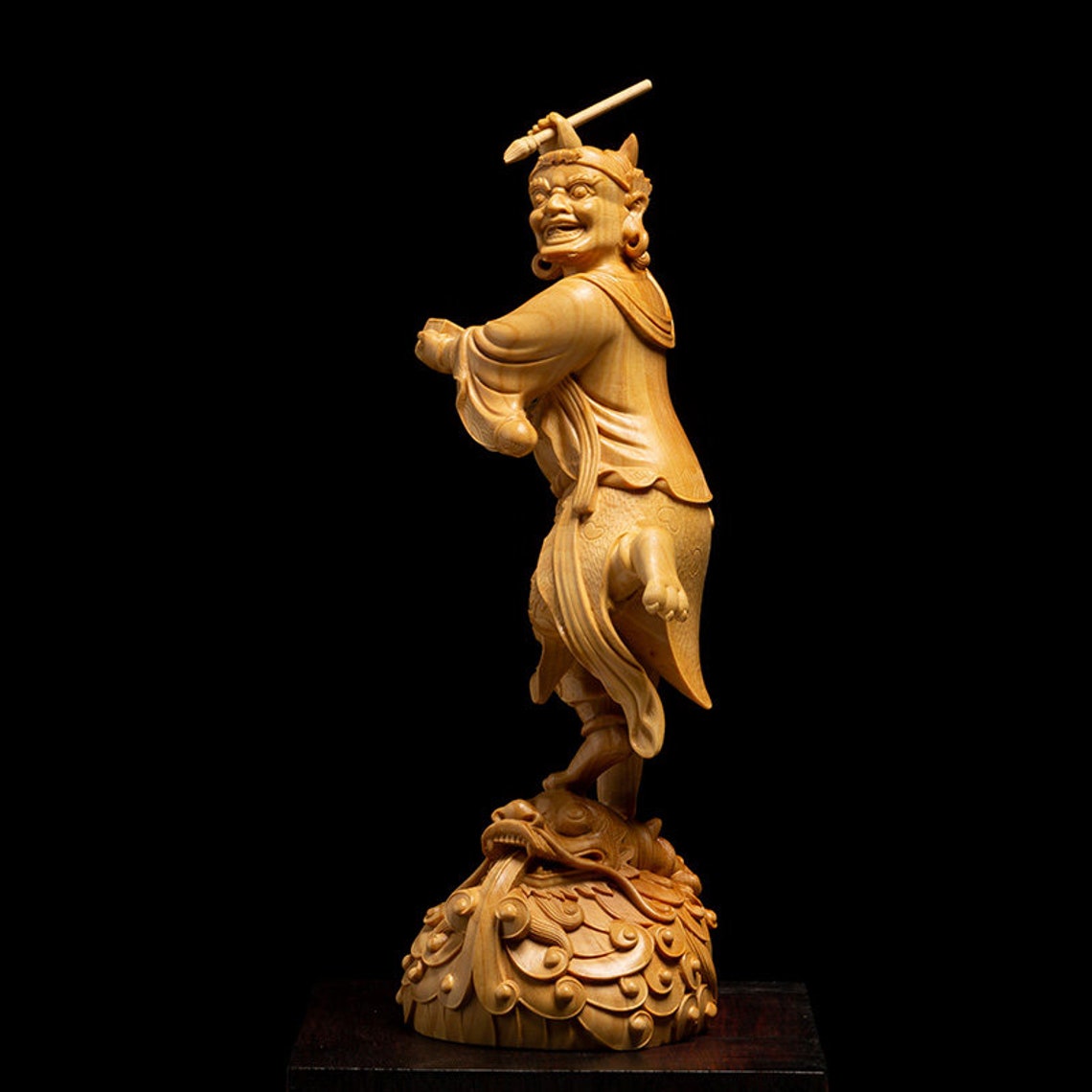 Poplar Wood Carving Solid Wood Carving Home Decoration Etsy