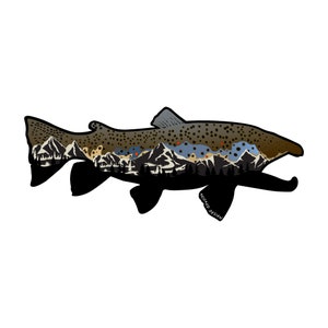 Brown Trout sticker