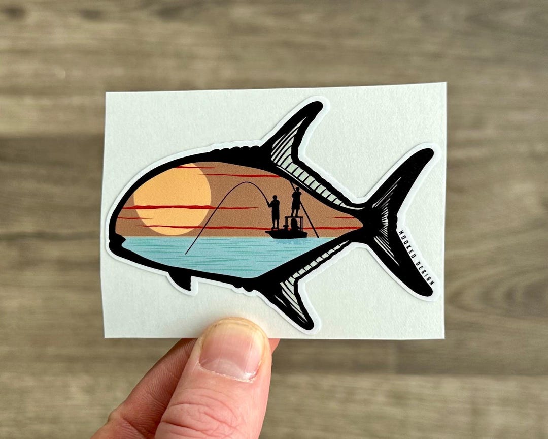 Permit Fishing Descal - Etsy