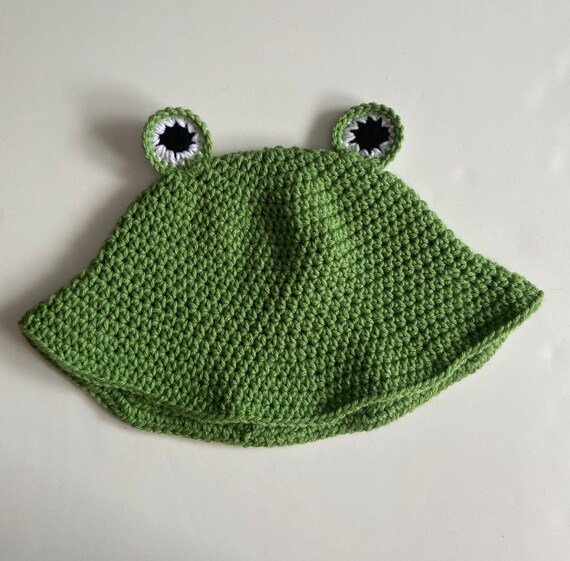 Cappello a secchiello di rana all'uncinetto su | Etsy Italia