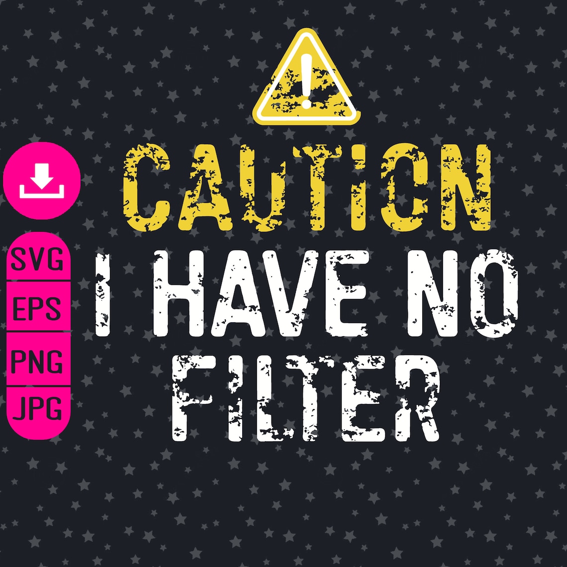 caution i have no filter