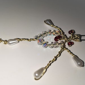 Bridal hairpin, bridal hair jewelry, wedding accessory, hair pin, hair decoration, pearls