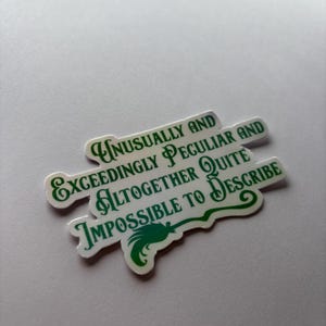 Changed for Good Sticker | Defying Gravity Sticker | Stained Glass Sticker | Wicked Witch Sticker