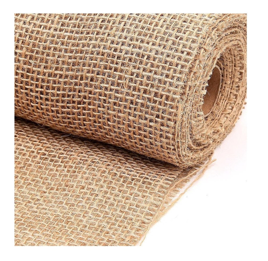 Natural Burlap Fabric 40'' 100 Cm Jute Fabric Hessian, Good for Weddings, Events, Home, Crafts ...