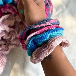Handmade Crochet Scrunchies | Eco-Friendly Hair Ties | Soft & Stretchy | Custom Colors Available