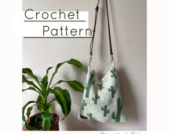 Crochet pattern, crochet bag pattern, tote bag pattern, crochet bag pattern PDF, PDF, digital download, PDF only