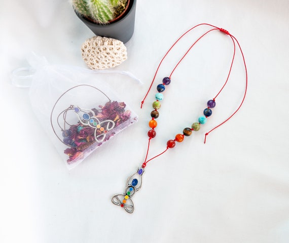 Chakra string necklace discount