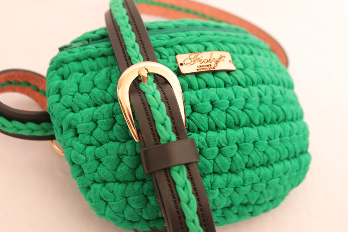 Crochet bumbag Knit fanny pack Crochet belt bag Womens hip Etsy