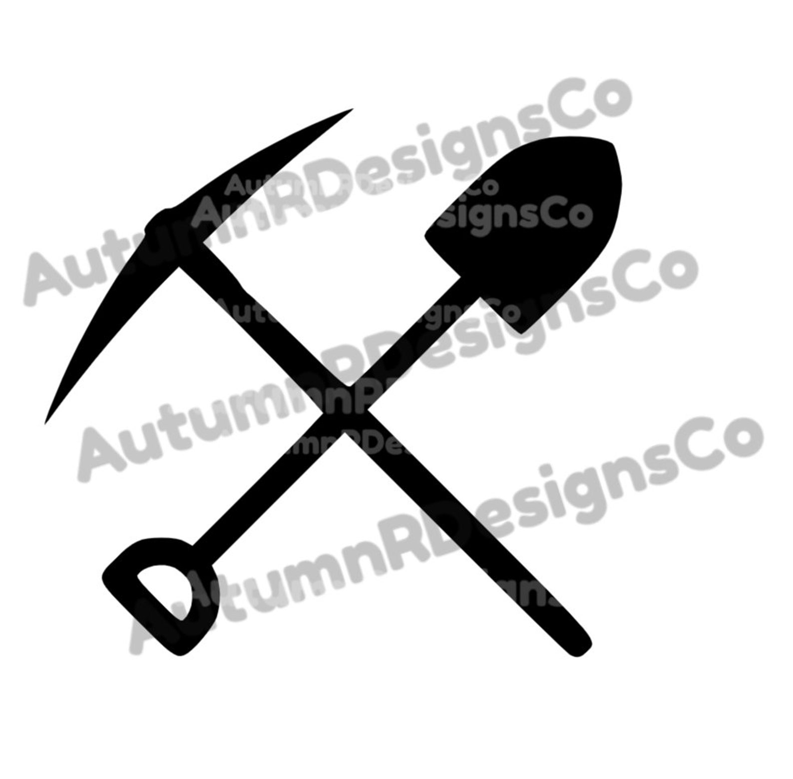 Pick and Shovel SVG Etsy
