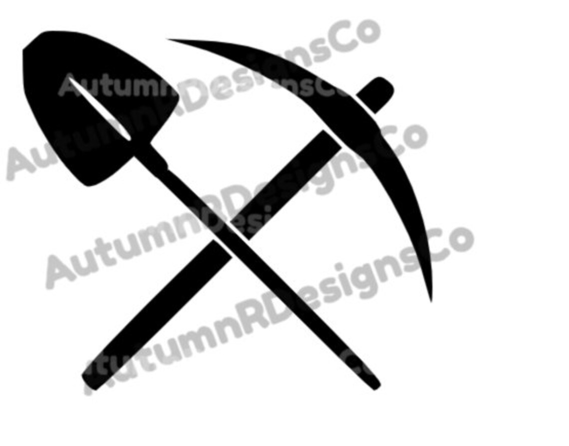 Pick and Shovel SVG Etsy