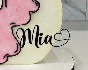 topper de pastel personalizado, topper de pastel de feliz cumpleaños, suministros para pasteles, suministros para fiestas, topper de pastel personalizado, topper personalizado, topper metálico