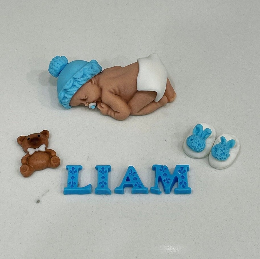 Fondant Baby Cake Topper/baby Boy Cake Topper/baby Girl Cake Topper