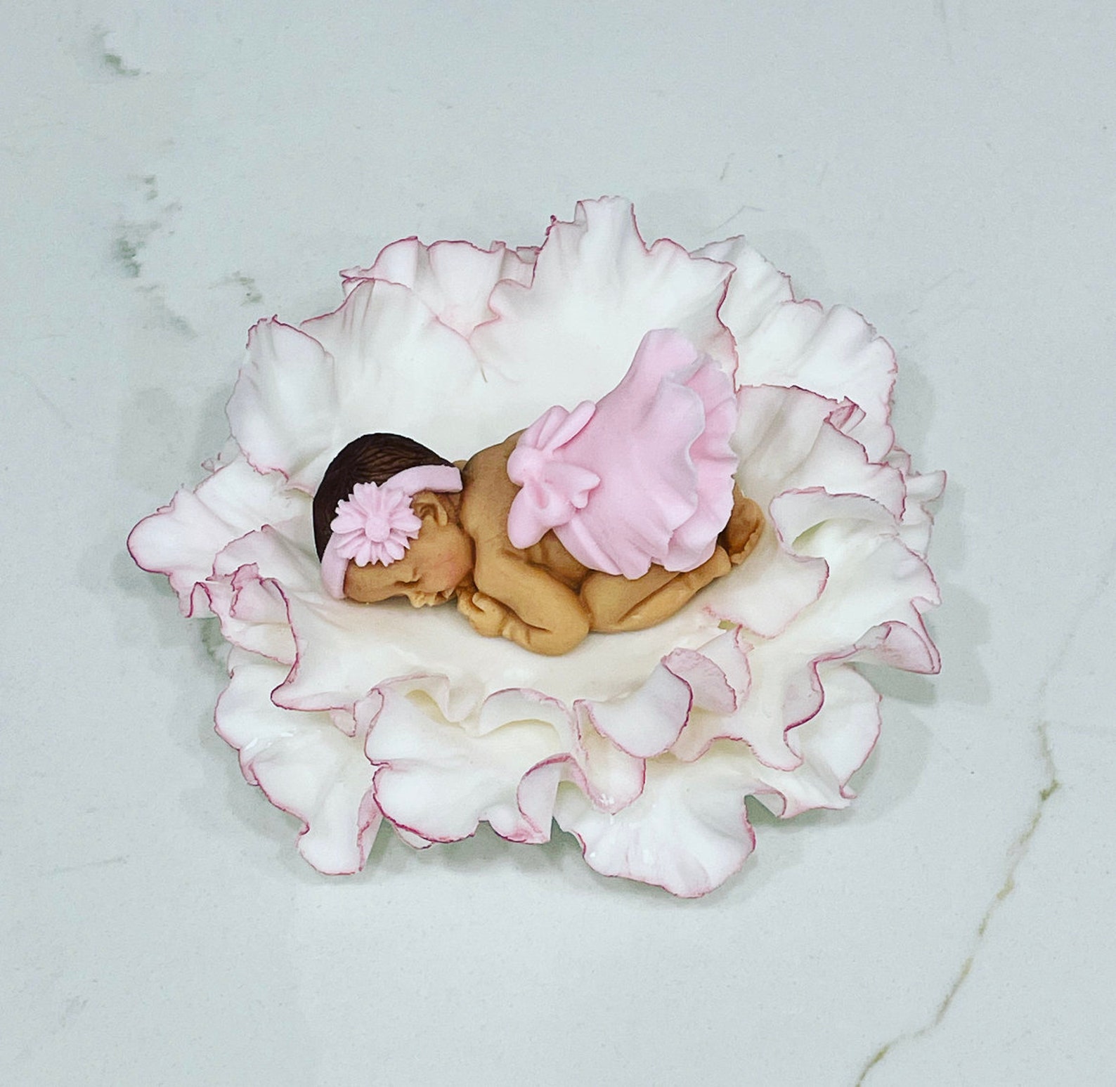 Baby Shower Cake Topper/fondant Baby Cake Topper/cake Etsy