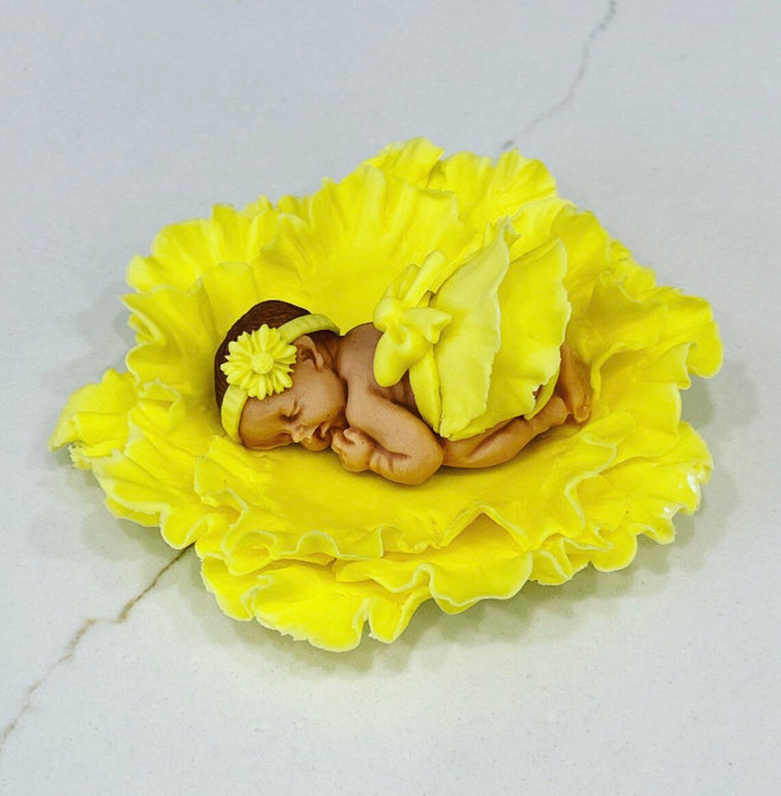 Baby Shower Cake Topper/fondant Baby Cake Topper/cake Etsy