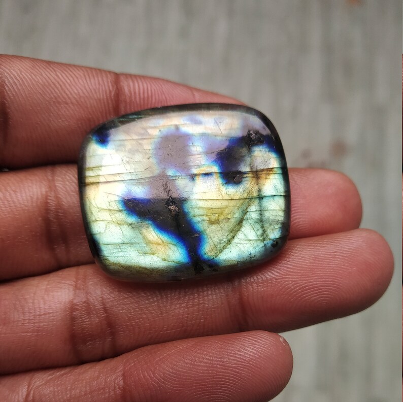 32x27mm size 75.20carat approx...A022 Natural Laborite cabochon gemstone