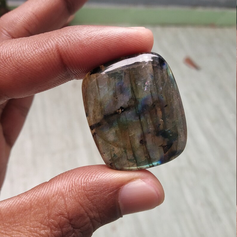 32x27mm size 75.20carat approx...A022 Natural Laborite cabochon gemstone
