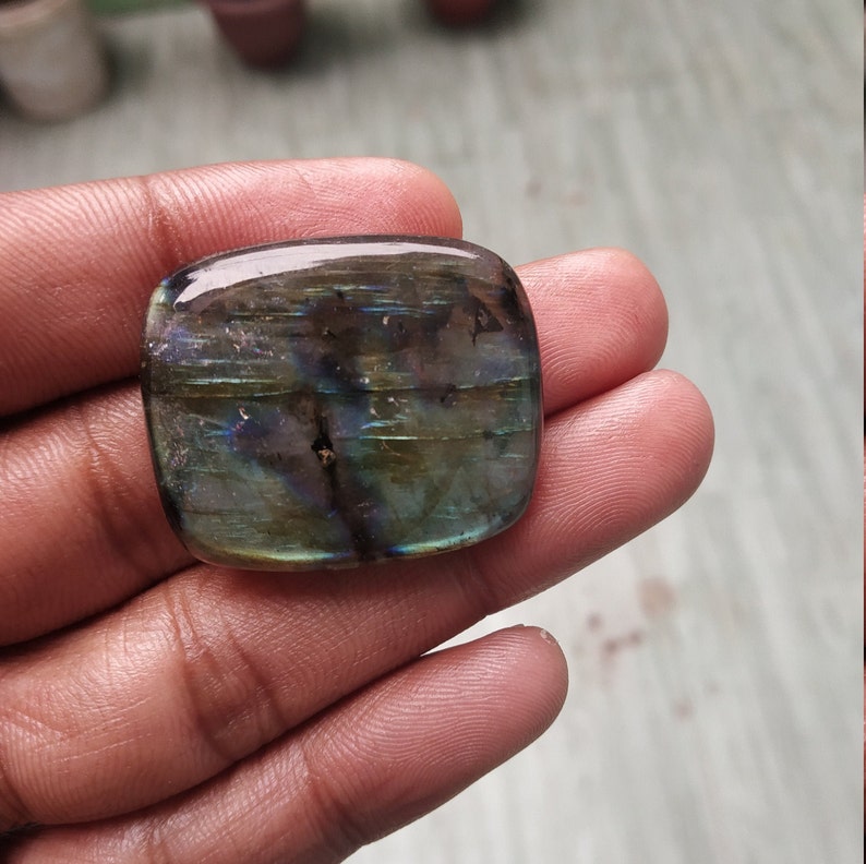 32x27mm size 75.20carat approx...A022 Natural Laborite cabochon gemstone