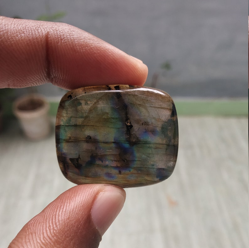 32x27mm size 75.20carat approx...A022 Natural Laborite cabochon gemstone
