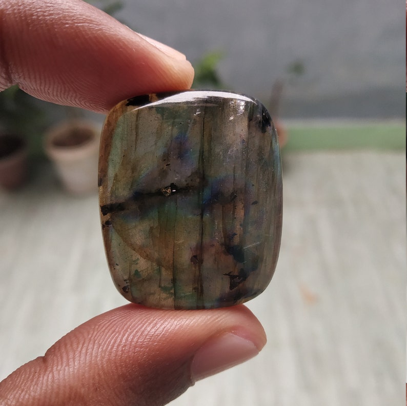 32x27mm size 75.20carat approx...A022 Natural Laborite cabochon gemstone