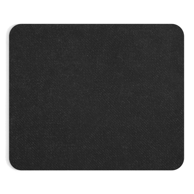 May include: A black mouse pad with a textured surface.