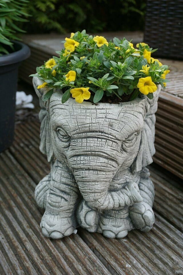 18+ Large Elephant Planter