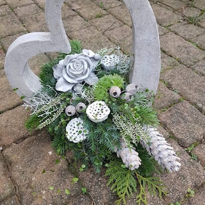 Steinfigur Herz Stein Beton
