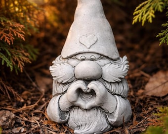 Stone figure dwarf gnome cast stone