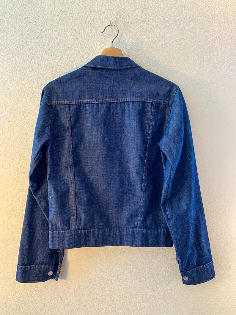 1960/'s Denim Workman/'s Jacket Ranchcraft Four Pocket Metal Buttons size xs TOWNCRAFT JC PENNEY Vintage Jean Jacket