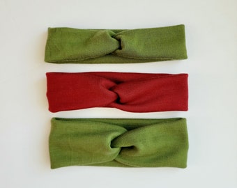 6-12 Month Wool Headbands, 100% Merino Wool Infant Headbands, Sustainable Headband, Ready to ship