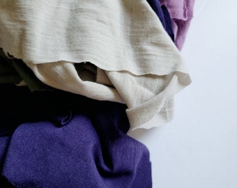 Merino Wool Fabric Scraps, 100% Wool Scraps for Mending, Fabric Scrap Bag, Wool Applique Kits, Wool Jersey Fabric