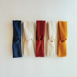 Toddler Wool Headbands, 100% Merino Wool Child&#39;s Headband, Twisted Headband