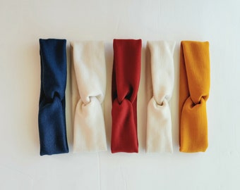 Toddler Wool Headbands, 100% Merino Wool Child's Headband, Twisted Headband
