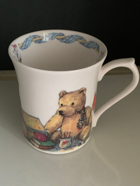Vintage Queens Tales of Teddies Series Mug Fine Bone China Etsy Australia