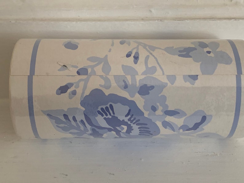 Vintage Laura Ashley Wallpaper Border Serenade Sapphire/ White Etsy UK