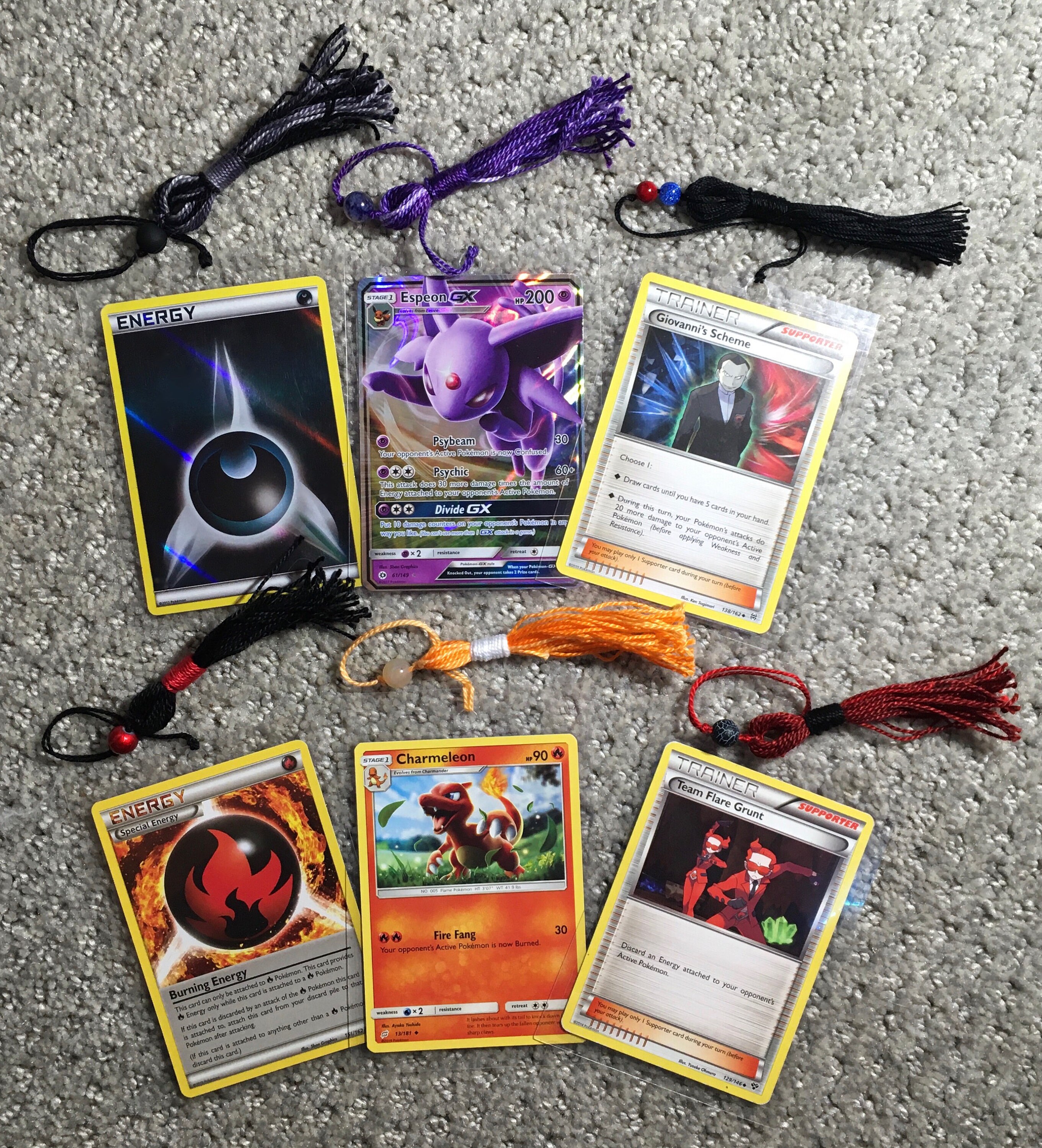 Upcycled Hologram Pokemon Card Bookmark Set - Etsy