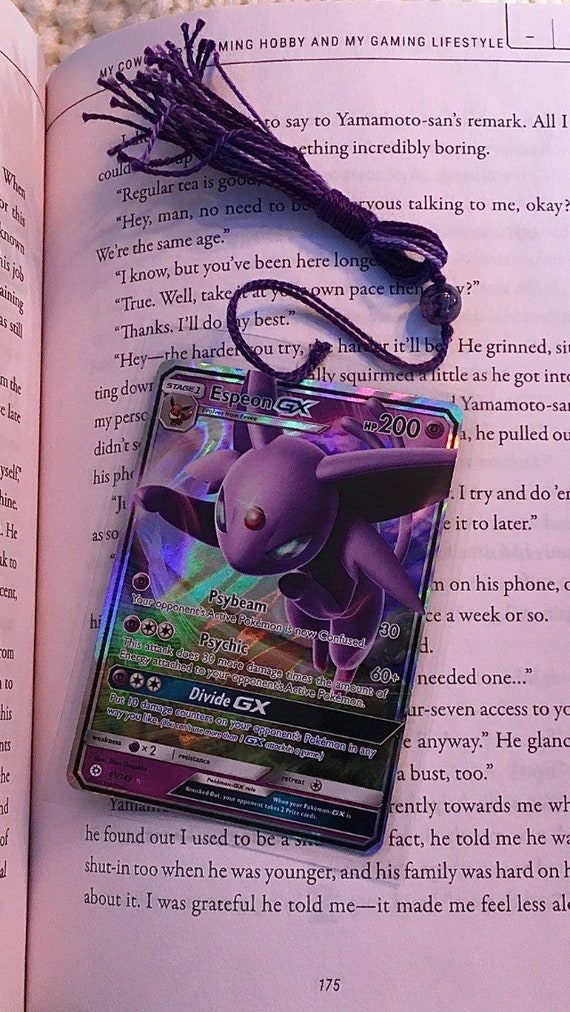 Upcycled Hologram Pokemon Card Bookmark Set - Etsy Upcycled Hologram Pokemon Card Bookmark Set - Etsy