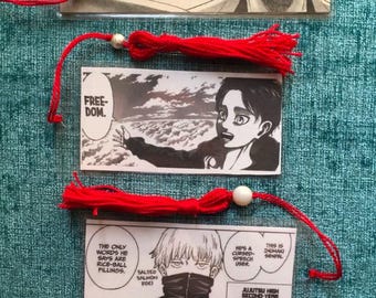 Build Your Own anime manga Bookmark Pack